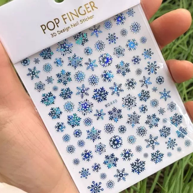 Snowflake Stickers – Rocha Nails