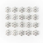 Silver Snowflake Charms (20pcs)